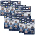 Produktbild: 50x VARTA Lithium 3V CR2016 Knopfzelle Knopfbatterie Batterie (MHD 07.2031)