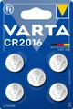 Produktbild: 5 x Varta CR 2016 DL2016 3V Lithium Batterie Knopfzelle Blister 90mAh 1 x 5er BL