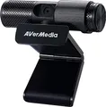 Produktbild: AVerMedia Live Streamer Webcam PW313, Sichtschutzverschluss, FHD 1080p-Videoanruf und -Aufnahme, Plug-and-Play, Zwei Mikrofone, Stream, Game, Klein, Agil, 360-Grad-Schwenkdesign