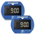 Produktbild: 2x PARK LITE ELEKTRONISCHE PARKSCHEIBE DIGITALE PARKUHR BLAU ZULASSUNG - 2 Stück