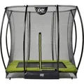 Produktbild: EXIT Silhouette Bodentrampolin Grün 153x214cm m. Sicherheitsnetz