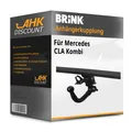 Produktbild: Für Mercedes CLA Kombi 03.2015-08.2019 BRINK Anhängerkupplung abnehmbar NEU