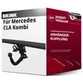 Produktbild: Anhängerkupplung abnehmbar für Mercedes CLA Kombi 03.2015-08.2019 inkl. EBA top