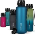 Produktbild: 720°DGREE Trinkflasche 1,5 Liter “uberBottle“ softTouch +Sieb - BPA-Frei - XL Wasserflasche für Gym, Fitnessstudio, Workout, Fitness, Sport, Outdoor - Große Sportflasche aus Tritan - Leicht, Stoßfest