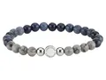 Produktbild: LIEBESKIND BERLIN Beads 6mm mit Logotag in Edelstahl, 17 cm LJ-0091-B-17 Damen