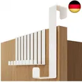 Produktbild: 4smile Türhaken - 10er Set, Weiss - Edelstahl Türhaken zum Einhängen universell