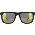 Produktbild: Lacoste Rectangle Mens Matte Green Green Mirror Sonnenbrillen