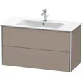 Produktbild: Duravit XSquare Waschtisch-Unterschrank XS417304343 101x56x47,8cm, 2 Schubkästen, Basalt matt