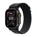 Produktbild: Apple Watch Ultra 3 Titan Schwarz (GPS + Cellular) 49mm (Alpine Armband Schwarz) L