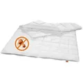Produktbild: sleepling Microfaserbettdecke für Allergiker, Füllung: hochwertige Markenvollfaser aus 100% Polyester, antibakteriell, antimilben, Peachskin weiß 155 cm x 220 cm