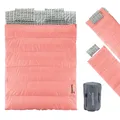 Produktbild: Skandika Iceland Double Doppel-/Einzel-Schlafsack bis 3°C 220×150 cm salmon Neu