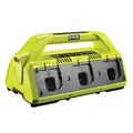 Produktbild: RYOBI 18 V ONE+ Akku-Ladegerät RC18627 (platzsparende Ladestation für bis zu 6 Akku, für ONE+ 18 V Lithium Akkus, Ladestrom von 2,7 A, ohne Akkus)
