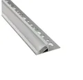 Produktbild: tktrading24 LED-Stripe-Profil T77 LED Alu Premium Fliesenprofil 12mm silber 30°