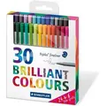 Produktbild: STAEDTLER 334 C30P Fineliner triplus dreikant 30 Farben 0,3 mm