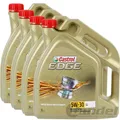 Produktbild: 4x 5 LITER CASTROL EDGE FST 5W-30 LL Motoröl Ö passendl für VW 504.00/507