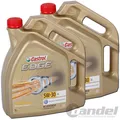Produktbild: 2x 5 LITER CASTROL EDGE FST 5W-30 LL MOTORÖL passend für VW 504.00/507.00