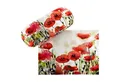 Produktbild: von Lilienfeld Brillenetui Mohnblumen Blüten Motiv Etui Brillenbox, stabiles mit Mikrofaser bezogenes Hardcase
