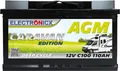 Produktbild: Electronicx Caravan Edition AGM Batterie 110AH 12V - Wohnmobil & Boot Versorgungsbatterie