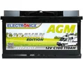 Produktbild: Electronicx Caravan Edition Batterie AGM 110 AH 12V Wohnmobil Boot Versorgung