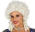 Produktbild: Fiestas Guirca Kostüm-Perücke, Marquise Perücke in strahlendem Weiß als Highlight für Ihr Outfit