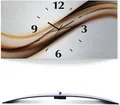Produktbild: Artland Wanduhr Welle (wahlweise mit Quarz- oder Funkuhrwerk, lautlos ohne Tickgeräusche)