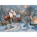 Produktbild: EUROGRAPHICS Weihnachtshäuschen Puzzle 1000 Teile