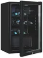 Produktbild: exquisit Getränkekühlschrank GKS120-GT-160C schwarz, 84 cm hoch, 54 cm breit