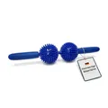 Produktbild: ATC Handels GmbH Massageroller mit 2 Bällen – Igelball 9 cm – Entspannende Anwendung für Muskeln und Füße – Einfach zu handhaben