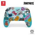 Produktbild: PowerA Enhanced Wireless Controller - Fortnite Sticker Mania (Switch, Switch Lite, Switch OLED) (NSGP0290-01?)