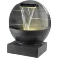 Produktbild: Marelida Brunnen Gartenbrunnen Mit Wasserfall Beleuchtet Polyresin Zierbrunnen 59cm