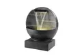 Produktbild: MARELIDA Gartenbrunnen Brunnen mit Wasserfall beleuchtet rund Polyresin Zierbrunnen 59cm, 21.5 cm Breite