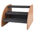 Produktbild: Flamingo Hundetreppe Karpi grau 41,5x38,5x30cm für Hunde bis 50kg