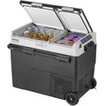 Produktbild: VEVOR Tragbarer Autokühlschrank, 12-Volt-Autokühlschrank, 58 l / 61,5 QT tragbarer Zweizonen-Gefrierschrank, -20 °C bis 20 °C einstellbare Temperatur, Kompressorkühler für Zuhause, Outdoor, Camping