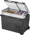 Produktbild: VEVOR Tragbarer Autokühlschrank, 12-Volt-Autokühlschrank, 58 l / 61,5 QT tragbarer Zweizonen-Gefrierschrank, -20 °C bis 20 °C einstellbare Temperatur, Kompressorkühler fWohnmobil, Auto