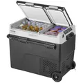 Produktbild: VEVOR tragbarer Autokühlschrank, 12 V Autokühlschrank, 58 L Gefrierschrank doppele Zone, -20 °C bis 20 °C einstellbare Temperatur, Kompressorkühler, zu Hause, Outdoor, Camping, Wohnmobil, Auto