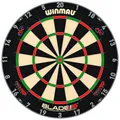 Produktbild: WINMAU Blade 6 Triple Core Carbon Dartscheibe Steeldart Profi Dartboard – Offizielle Turnierspezifikationen, von der PDC empfohlen