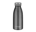 Produktbild: THERMOcafé by THERMOS TC BOTTLE stone grey mat 0,35l, Isolierflasche aus Edelstahl, kohlensäurefest, 12h heiß 24h kalt, Auslaufsicher, für Schule, Unterwegs & Büro