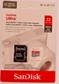 Produktbild: SanDisk Ultra 32 GB UHS-I SDHC Class 10 Speicherkarte + SD Adapter
