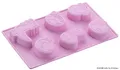 Produktbild: Silikonform Mini Küchlein Peppa Wutz – Perfekt für Kindergeburtstage und Back...