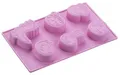 Produktbild: Dr. Oetker - Silikon Backform Silikonform 6 Mini Küchlein Peppa und Freunde 2951