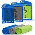 Produktbild: Kühltuch 3er Set – kühlendes Handtuch Fitness und Sport – mikrofaser kühlhand...