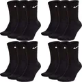 Produktbild: Nike Socken Herren Damen Lang Weiß Grau Schwarz Tennissocken 12 Paar Sportsocken