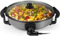 Produktbild: Elektrische Partypfanne Multipfanne Pizzapfanne XXL 40cm mit Deckel