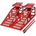 Produktbild: vidaXL Auffahrrampen 2 Stk. Rot Stahl