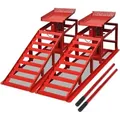 Produktbild: Auffahrrampen 2 Stk. Rot Stahl - Vidaxl