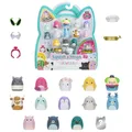 Produktbild: Squish-a-longs SQAL0030-14er Pack, enthält 14x 2.5 cm Mini-Squish, 4X Zubehör, 1x Ring & 1x Sammlerhandbuch - Sammeln, Tauschen, Spielen