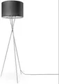 Produktbild: Paco Home Stehlampe KATE CANVAS UNI COLOR, ohne Leuchtmittel, Wohnzimmer Dreibein Stoffschirmlampe Standleuchte Textil Schirm E27