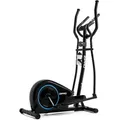 Produktbild: Zipro Crosstrainer & Ellipsentrainer Burn – Magnetischer Heimtrainer für Zuhause Leises Fitnessgerät mit 7kg Schwungmasse, Pulsmessung & Tablet... - Schwarz