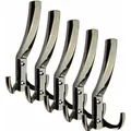 Produktbild: So-tech - 5 Stück Garderobenhaken Julie Strong Lang Chrom Dunkel