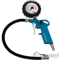 Produktbild: HAZET DRUCKLUFT-REIFENFÜLLER REIFEN-PRÜFER FÜLL-PISTOLE MANOMETER 0-12 BAR